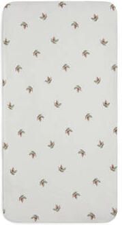Jollein katoenen jersey wieg hoeslaken 40x90 cm Rosehip Ecru All over print - Foto 3