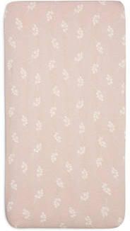 Jollein katoenen jersey ledikant hoeslaken 60x120cm Twig Wild Rose Roze