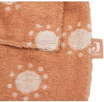 Jollein kinderbadjas met print oranje Katoen Overslagkraag - Foto 2
