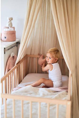 Jollein klamboe vintage 245cm nougat Baby klamboe Beige - Foto 4