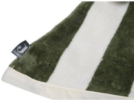 Jollein lange washand Stripe Terry Leaf Green Hydrofiele washandjes Groen - Foto 2