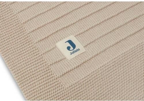 Jollein ledikantdeken Pure Knit Nougat Babydeken Beige Effen - Foto 4