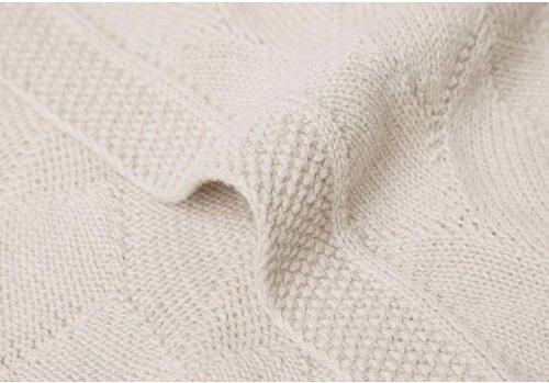 Jollein ledikantdeken Shell Knit Babydeken Beige Effen - Foto 2