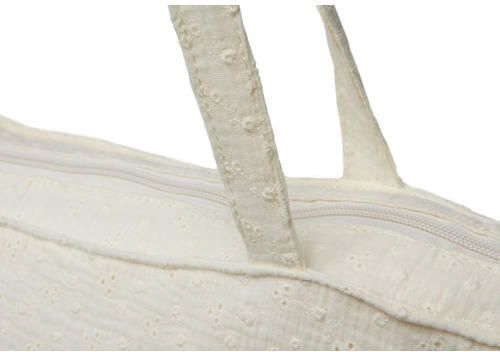 Jollein luiertas shopper Embroidery Ivory Wit | Luiertas van - Foto 3