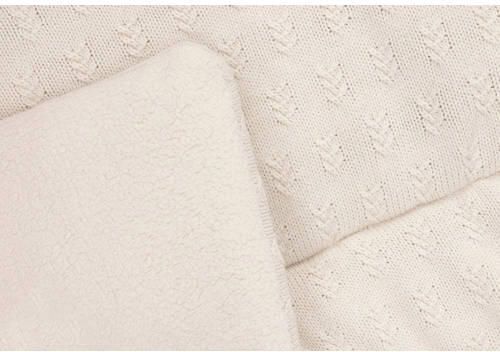 Jollein reversible boxkleed 75x95cm Grain Knit Oatmeal Beige - Foto 3