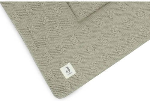 Jollein reversible boxkleed 75x95cm Grain Knit Olive Green Groen - Foto 4