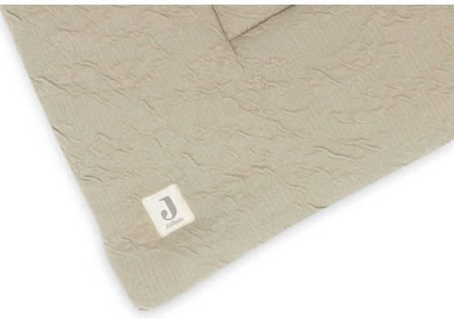 Jollein reversible boxkleed 75x95cm Soft Waves Olive Green Groen - Foto 4