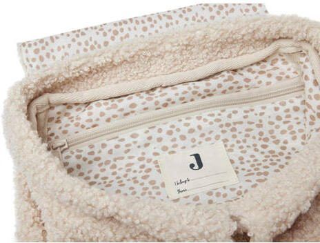 Jollein rugtasje boucle teddy ecru Rugzak Effen | Rugzak van - Foto 4