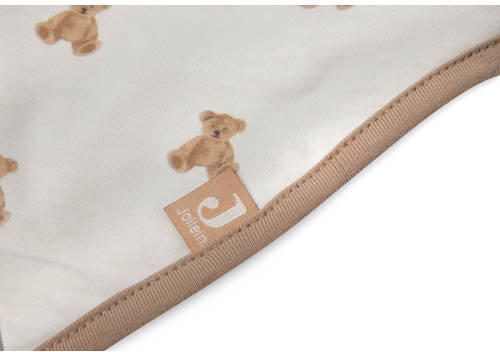 Jollein Slab Bandana Teddy Bear (2pack) Bandana slab Ecru Dierenprint - Foto 2