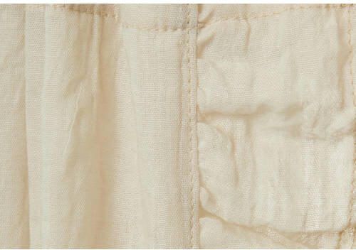 Jollein sluier Vintage Ruffle 155 cm Nougat Baby sluier Beige Effen