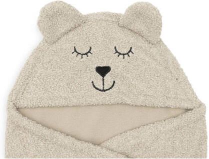 Jollein universele wikkeldeken Bear Boucle voor auto 100x105 cm Olive Green Groen - Foto 3