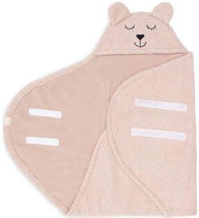 Jollein universele wikkeldeken Bear Boucle voor auto 100x105 cm Wild Rose Roze - Foto 4