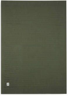 Jollein wiegdeken Pure Knit Leaf Green Babydeken Groen Effen - Foto 3