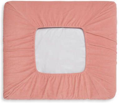 Jollein XL aankleedkussenhoes 75x85cm Spring knit rosewood Roze Effen - Foto 4