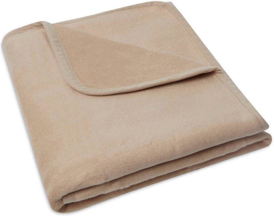 Jollein baby ledikantdeken 100x150 cm Biscuit Babydeken Bruin Effen - Foto 3