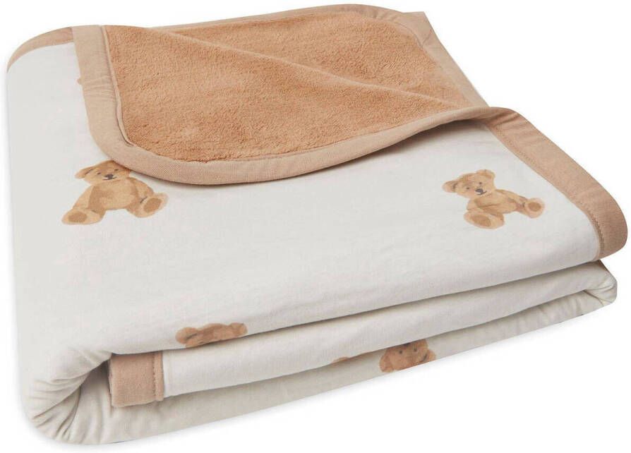 Jollein baby ledikantdeken fleece 100x150 cm Teddy Bear biscuit Babydeken Ecru - Foto 3