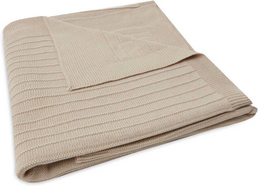 Jollein ledikantdeken Pure Knit Nougat Babydeken Beige Effen - Foto 3