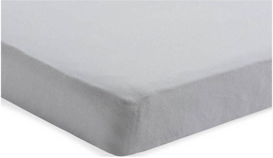 Jollein katoenen hoeslaken wieg 40x80 90cm soft grey Grijs Personage