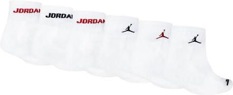 Jordan enkelsokken wit multi (set van 6) Polyester Logo maat 23-27 - Foto 3