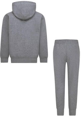 Jordan joggingpak grijs Set Katoen Capuchon Effen maat 116-122