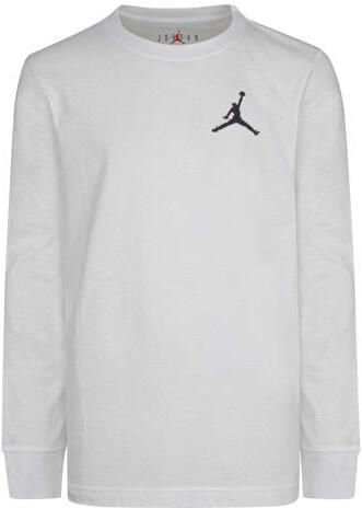 Jordan longsleeve wit T-shirt Katoen Ronde hals Logo maat 164-176