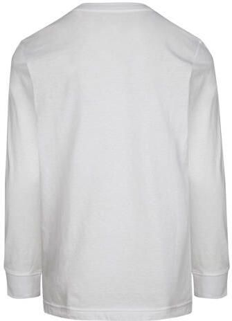 Jordan longsleeve wit T-shirt Katoen Ronde hals Logo maat 164-176 - Foto 2