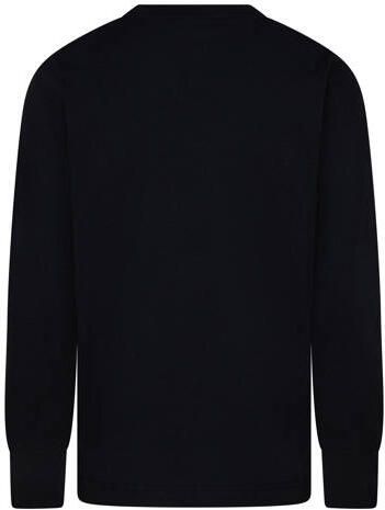 Jordan longsleeve zwart T-shirt Katoen Ronde hals Logo maat 164-176