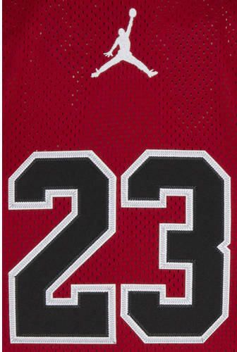 Jordan singlet rood zwart wit T-shirt Polyester Ronde hals maat 134-146 - Foto 3
