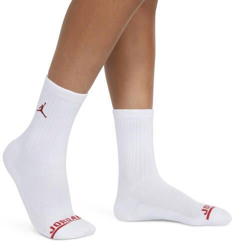Jordan sokken wit multi (set van 6) Polyester Logo maat 23-27 - Foto 2