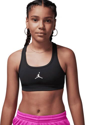 Jordan sporttop zwart Meisjes Polyester Ronde hals Logo maat 134-146