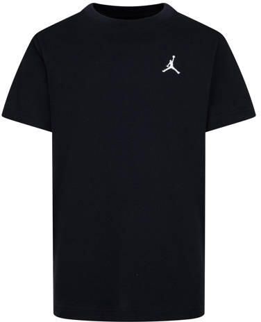 Jordan T-shirt zwart Katoen Ronde hals Effen maat 128-134
