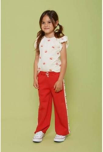 Jubel wide leg broek Salsa Sunset rood Meisjes Polyester Effen - Foto 4