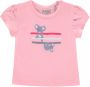 KANZ baby T-shirt met printopdruk roze Meisjes Katoen Ronde hals Printopdruk 56 - Thumbnail 1