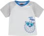 KANZ baby T-shirt met printopdruk wit Jongens Katoen Ronde hals Printopdruk 62 - Thumbnail 1