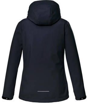 Killtec softshell jack KOS 358 donkerblauw Outdoor jas Fleece Capuchon 152