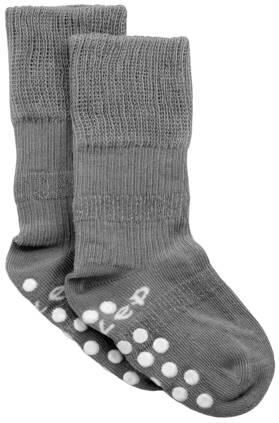 KipKep anti-slip Blijf-Sokjes grijs Sokken Katoen Effen maat 12-18 mnd - Foto 3