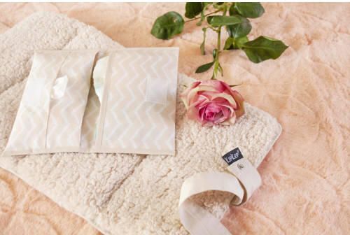 KipKep Napper combi: verschoonmatje met teddy + luieretui sandy wig Beige - Foto 3