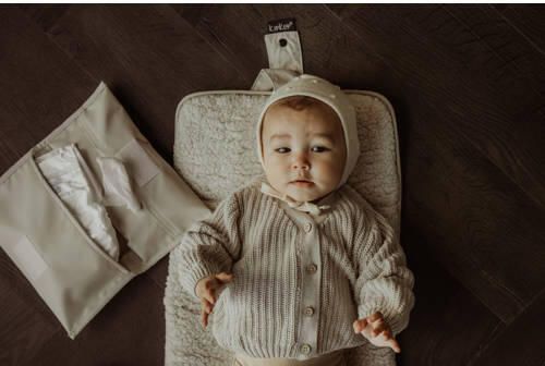 KipKep Napper luieretui beige Effen | Luieretui van