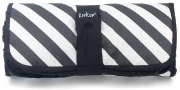 KipKep Napper verschoonmatje Black Stripes Zwart All over print - Foto 3