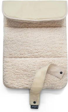 KipKep Napper verschoonmatje met teddy beige Effen