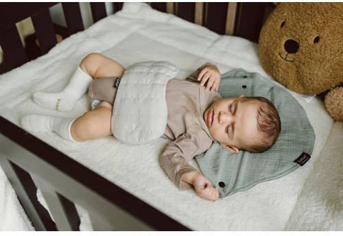 KipKep slab Bib 3-in-1 Pale Green set van 2 Groen Effen - Foto 2