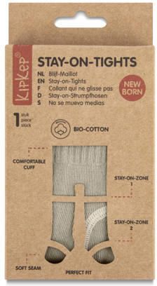 KipKep Stay-on-Tights Cookie Maillot Beige Katoen Effen maat 6-12 mnd - Foto 3