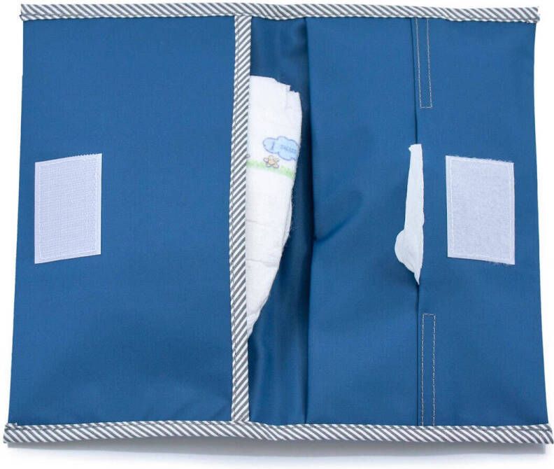 KipKep Napper luieretui denim blue Blauw Effen | Luieretui van - Foto 4