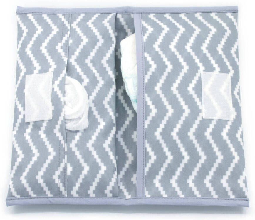KipKep Napper luieretui silver grey Zilver All over print - Foto 3