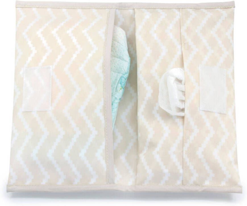 KipKep Napper luieretui sandy wig Beige All over print