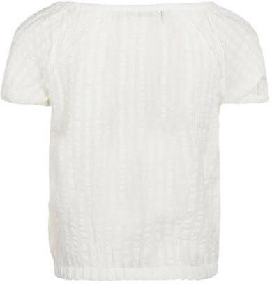 Koko Noko blouse wit Meisjes Katoen Boothals Effen 128 - Foto 3