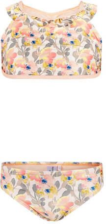 Koko Noko crop bikini met bloemen print oranje Meisjes Polyester Bloemen