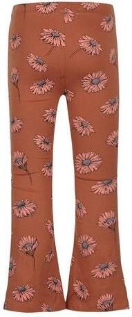 Koko Noko flared gebloemde legging bruin Meisjes Stretchkatoen Bloemen - Foto 3