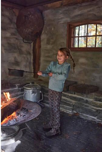 Koko Noko gebreide trui zachtblauw Meisjes Acryl Ronde hals Effen 140 - Foto 3