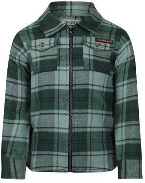 Koko Noko geruit overshirt groen Overhemd Jongens Katoen Klassieke kraag - Foto 3